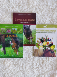 Zestaw 3 książek: Zioła w diecie i leczeniu koni; Maści, glinki, olejki, okłady; Żywienie koni