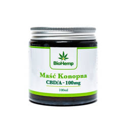 Maść konopna CBD/A 1000mg, 100 ml