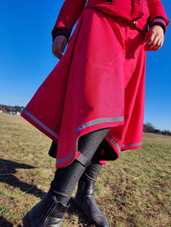 Spódnica jeździecka Złoty Koń czerwona