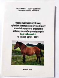 Ocena wartości użytkowej ogierów w programie koni sztumskich w latach 2012 - 2021