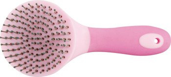 Szczotka do grzywy York Axel różowa