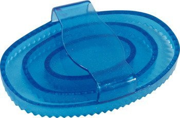 Zgrzebło gumowe niebieskie