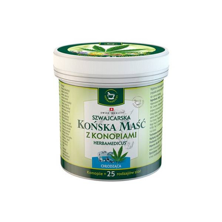 Herbamedicus Końska maść z konopiami chłodząca 250 ml